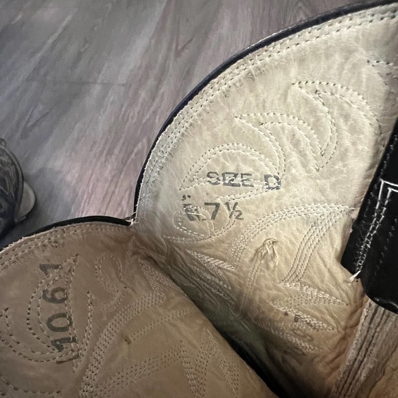 Vintage Cristobal Romero Don Quixote Cowboy Boots Men’s Size 7 1/2 D - Picture 7 of 8